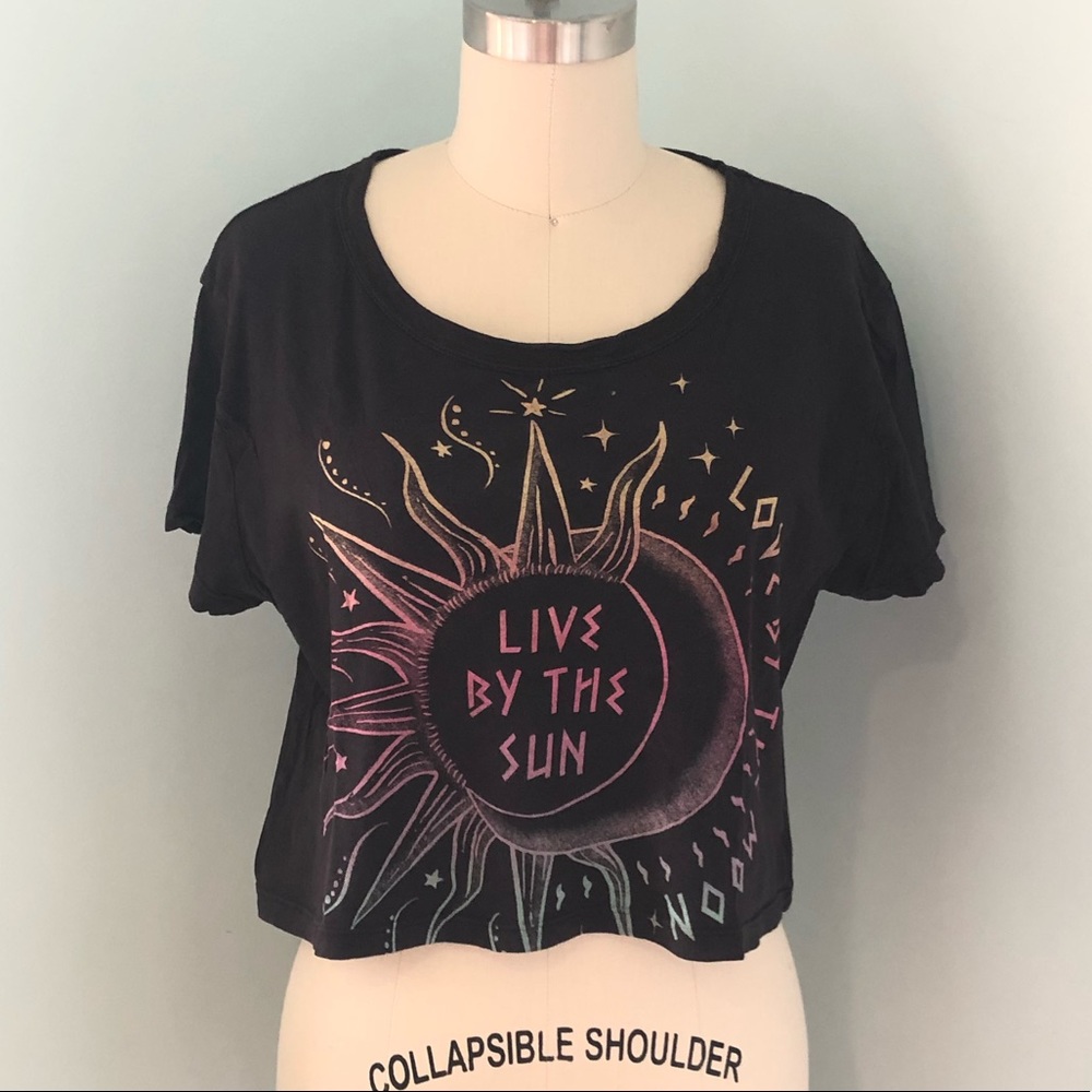 Truly Madly Deeply Printed Knit Crop Top